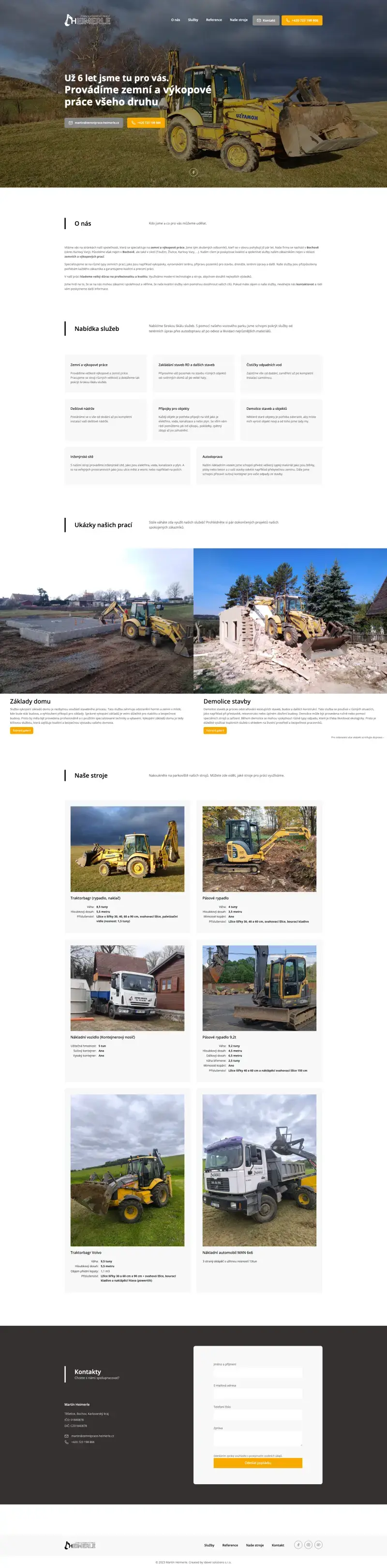 Zemní práce Heimerle